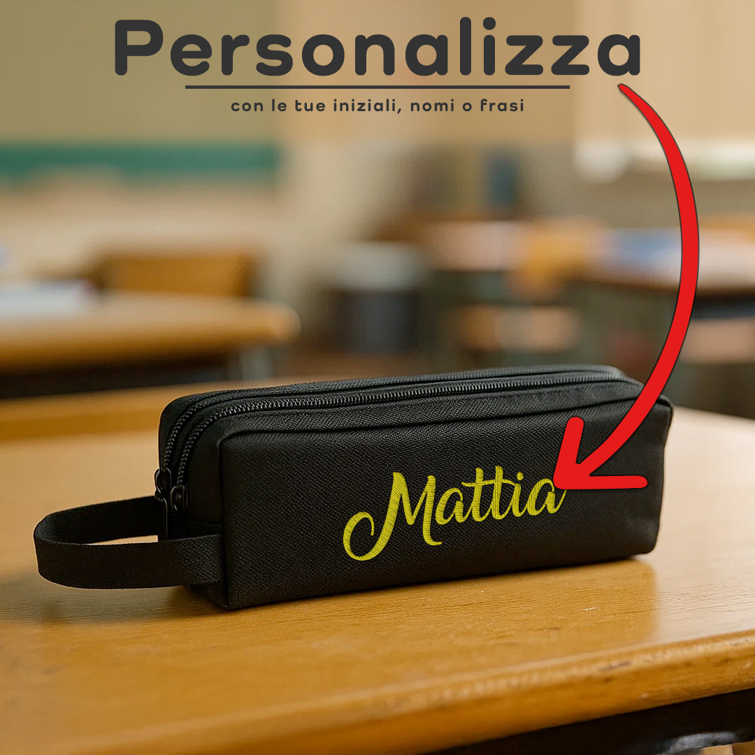 Astuccio Rettangolare Doppia Zip