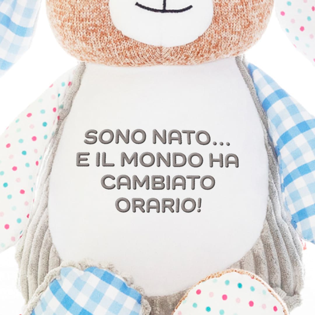 Peluche Blue Bunny Sensory