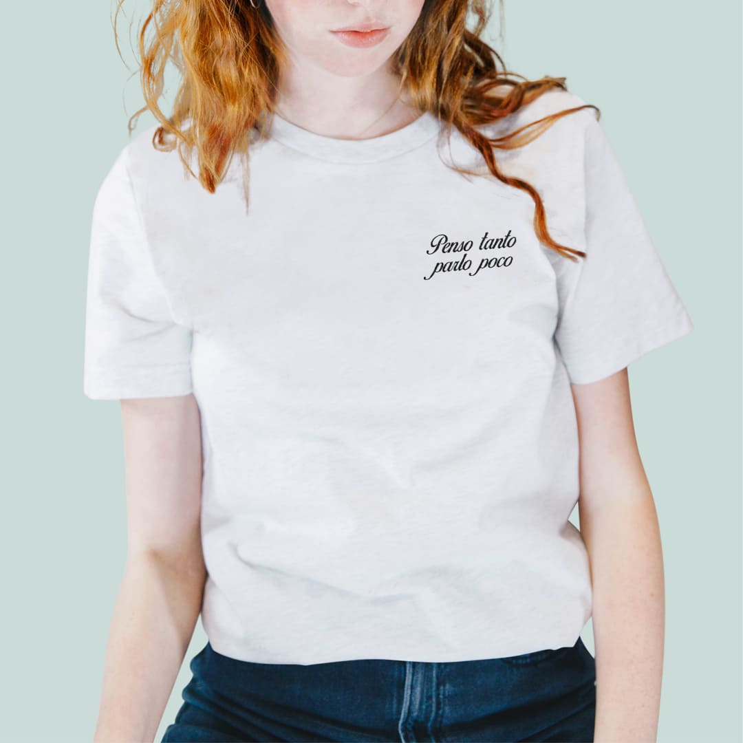 T-Shirt Penso tanto parlo poco
