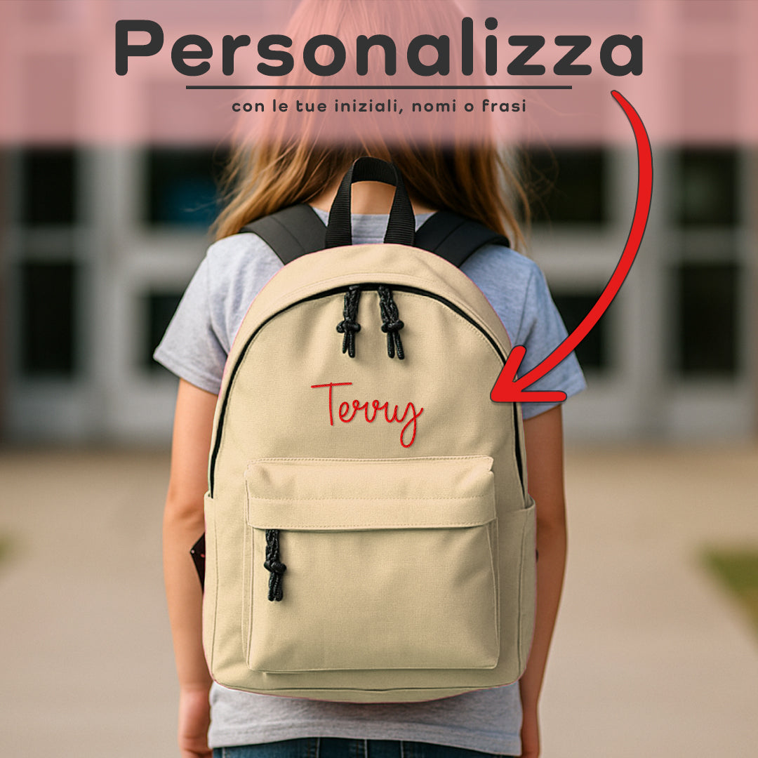 Zaino Scuola - Beige