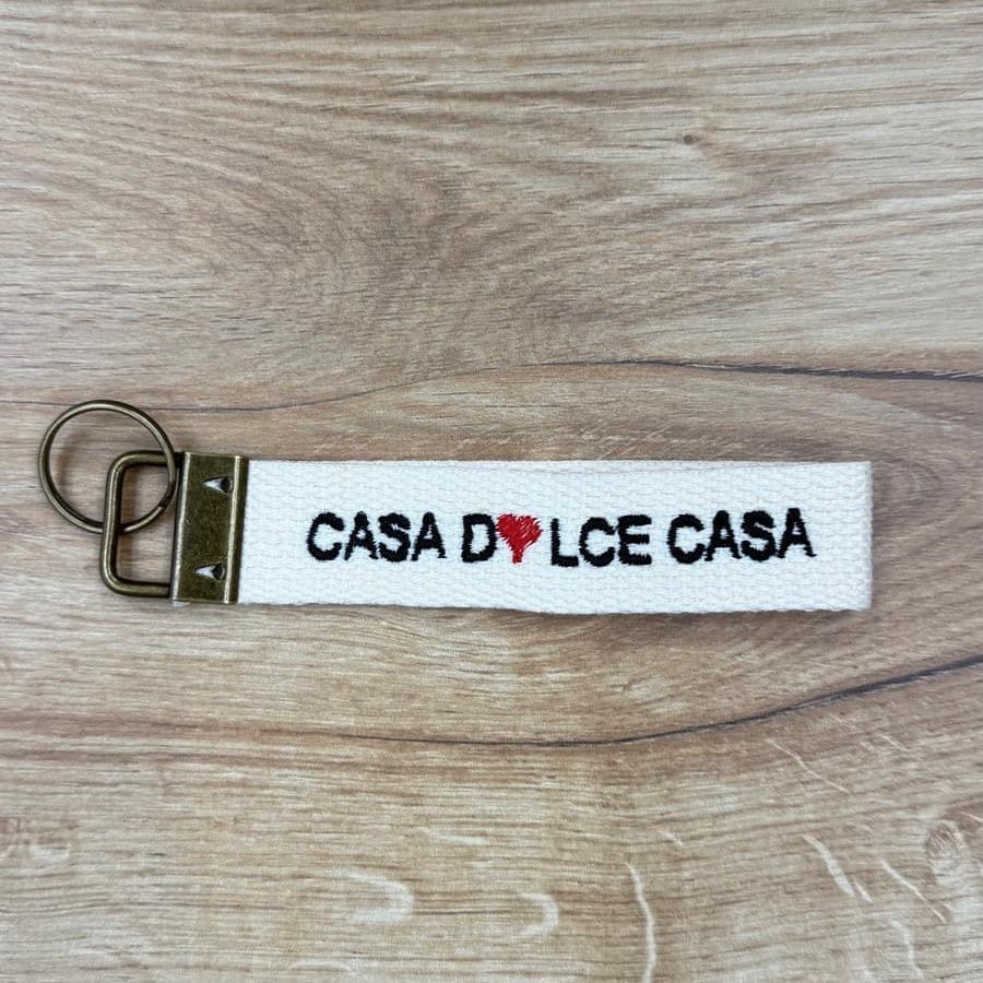 Portachiavi Stoffa "Casa dolce casa"