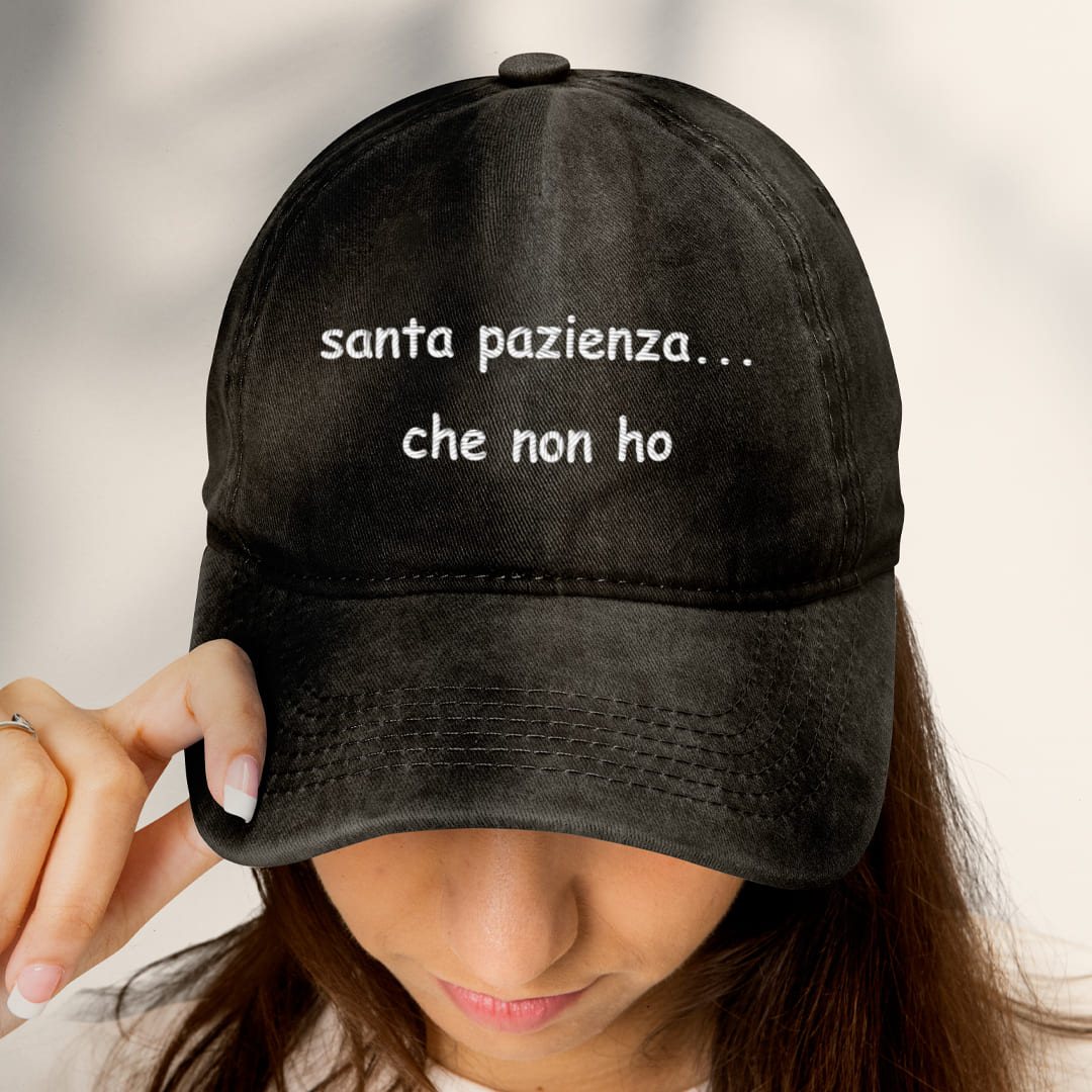 Berretto Santa pazienza che non ho