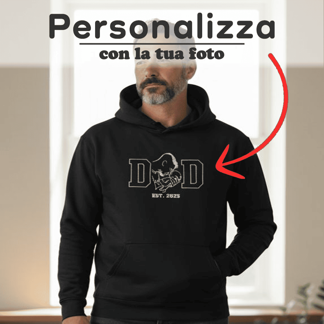 Felpa DAD con RITRATTO