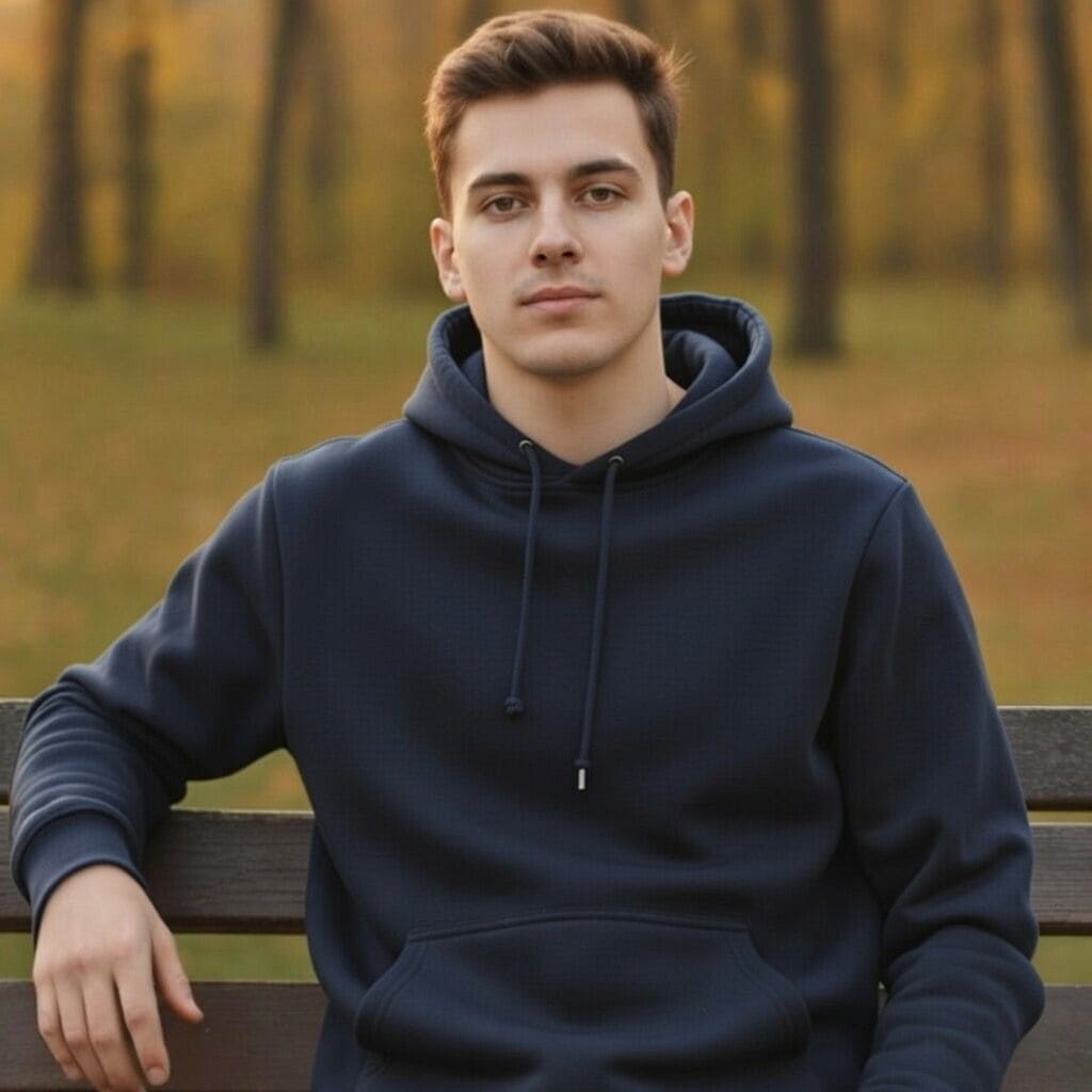 Felpa con Cappuccio con RITRATTO