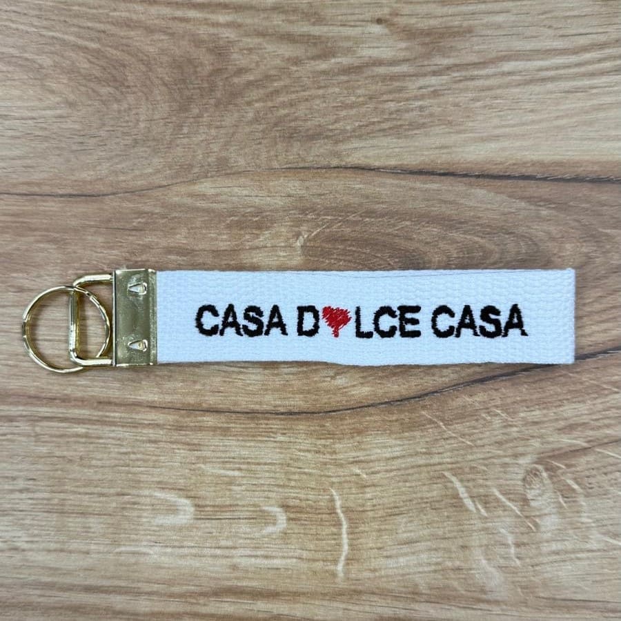 Portachiavi Stoffa "Casa dolce casa"